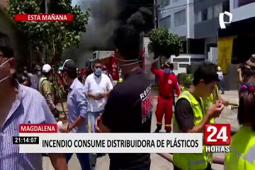 Incendio en Magdalena solo dejó daños materiales