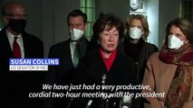 US Republican senators praise 'productive meeting' on Covid with Biden