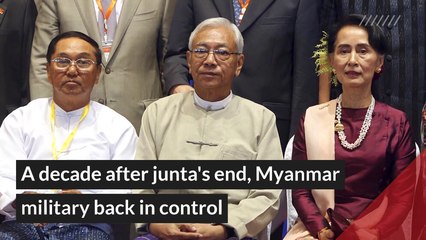 A decade after junta's end, Myanmar military back in control, and other top stories in general news from February 02, 2021.