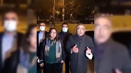 CHP'li vekiller gözaltına alınan öğrenciler için İstanbul Emniyet Müdürlüğü önünde bekledi