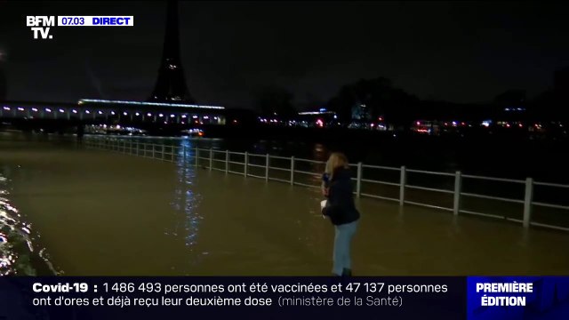 À Paris, le niveau de la Seine continue de grimpe