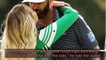 Paulina Gretzky and Fiancé Dustin Johnson Celebrate His First Masters Win with a Kiss