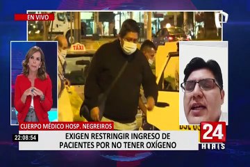 Hospital Negreiros: cuerpo médico exige potenciar el flujo de oxígeno para atender a contagiados