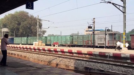How a truck entered in Railway track.
