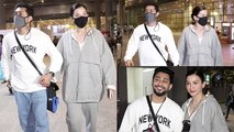 Gauahar Khan & Zaid Darbar Make Style Statement By Opting Over-Sized Comfy Hoodies