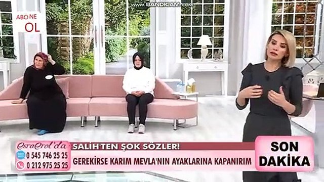 Canlı yayında anne terliği; Gene geldi o terlik...