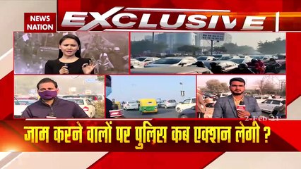 Continuing farmers protest creates long jam on roads in Delhi and NCR