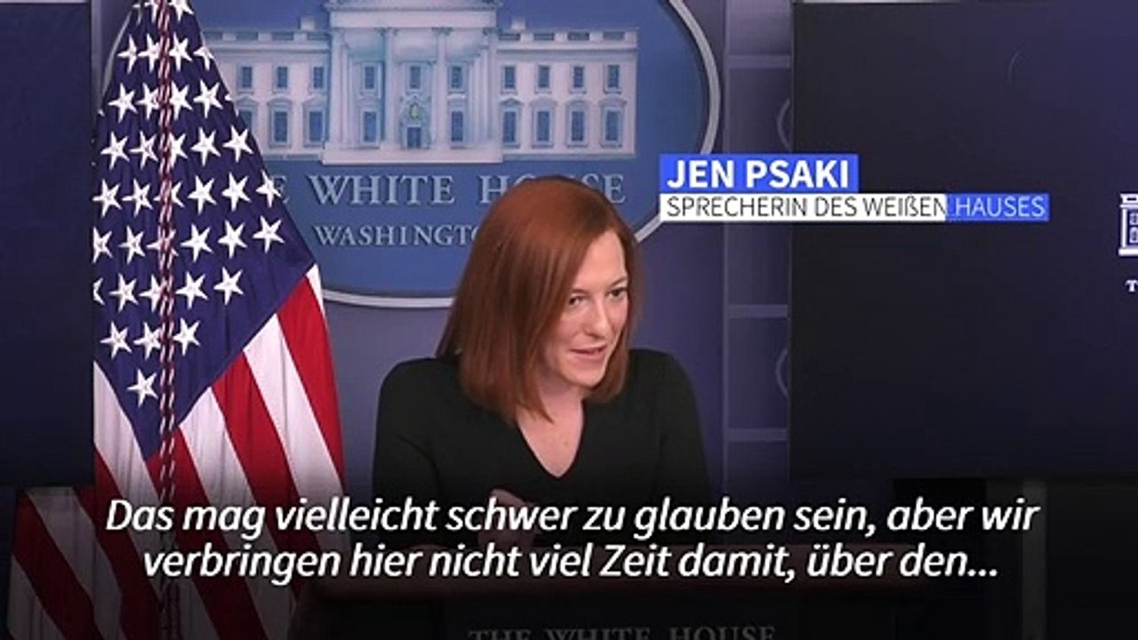 Biden-Sprecherin: Trump spielt hier keine Rolle mehr