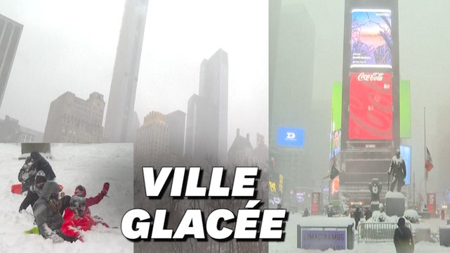 À New York, les images de la tempête de neige qui a enseveli la ville