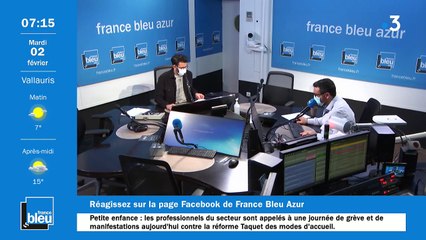 La matinale de France Bleu Azur du 02/02/2021