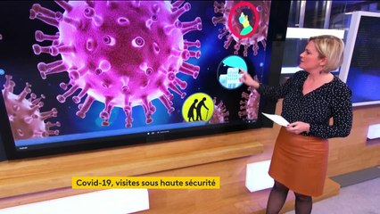 Covid-19 : dans les hôpitaux, des visites sous haute sécurité