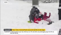 De New York à Washington, le nord-est des Etats-Unis paralysé par une puissante tempête de neige - VIDEO