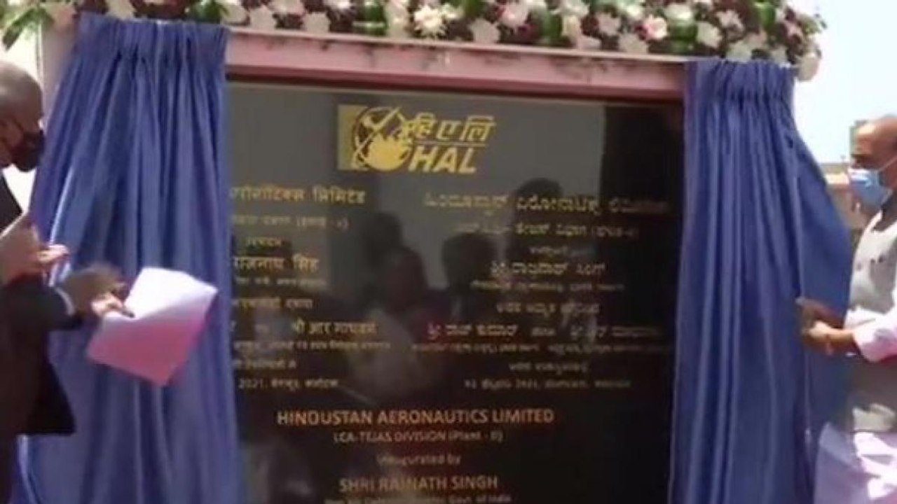 Rajnath Singh inaugurates HAL's second LCA production line