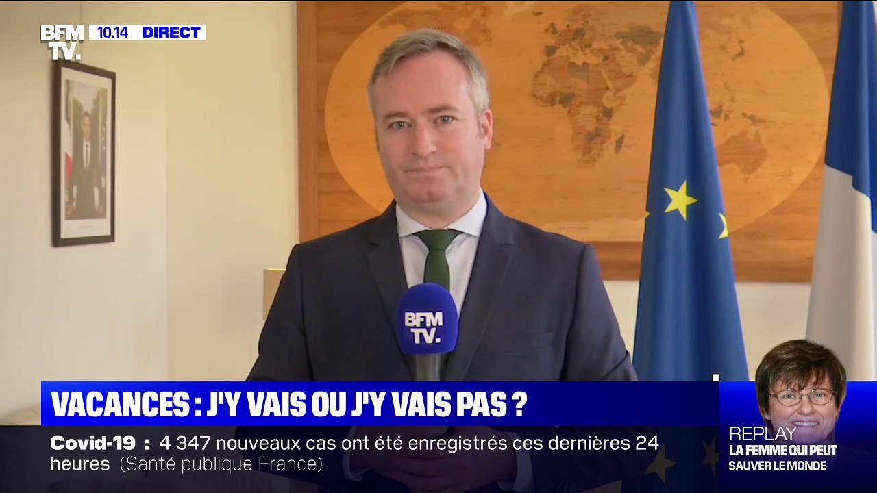 Vacances de février: Jean-Baptiste Lemoyne confirme qu'il n'y aura pas de restrictions de déplacements entre les régions