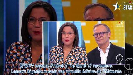 Télématin - Karine Baste-Régis attaque BFMTV,combat acharné pour Laurent Bignolas