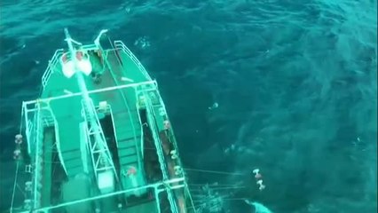 Angustioso rescate en mitad del Atlántico sur