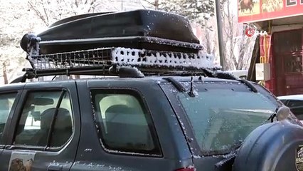 Ardahan'da Düşen Kırağı Sonrası Görsel Şölen