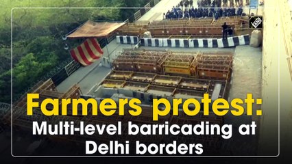 कृषि कानूनों के खिलाफ प्रदर्शन के बीच दिल्ली की सीमाओं पर सुरक्षा के कड़े इंतजाम