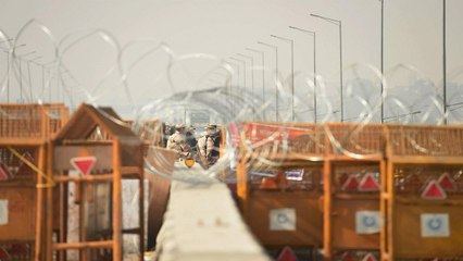 Farmers' protest: Police prepared with metal shield