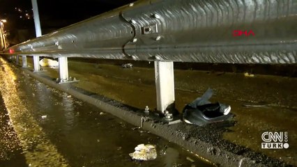 Dur ihtarına uymayan sürücü yayaya çarptı