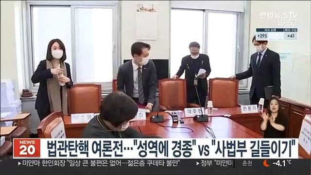 법관탄핵 여론전… 성역에 경종 vs 사법부 길들이기