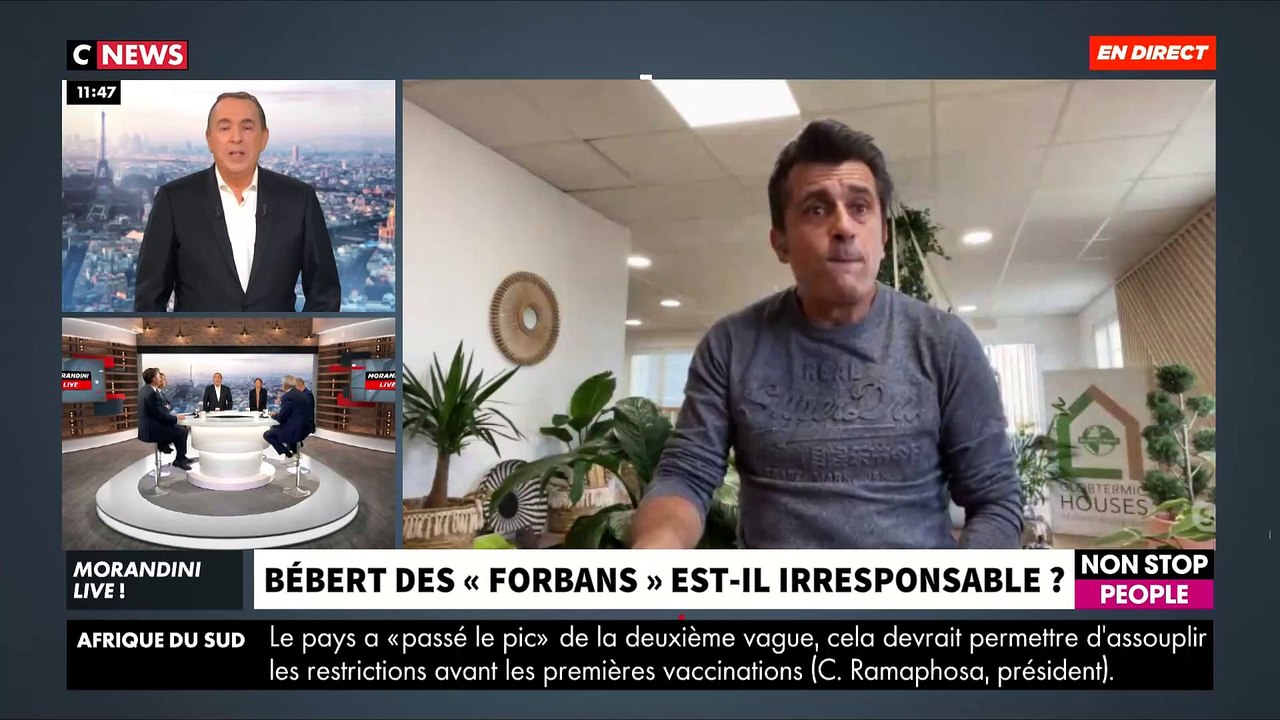 Bébert, membre des Forbans, dans "Morandini Live": "Je ne sais même pas si je rechanterai un jour" - VIDEO