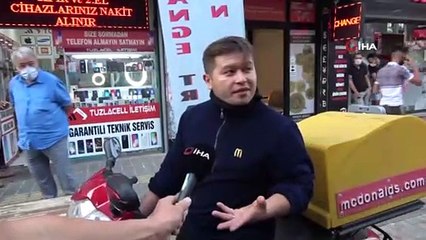 Maske takmayıp polise direnen kurye hakkında zorla getirme kararı