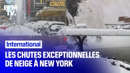 New York paralysée par une tempête de neige exceptionnelle