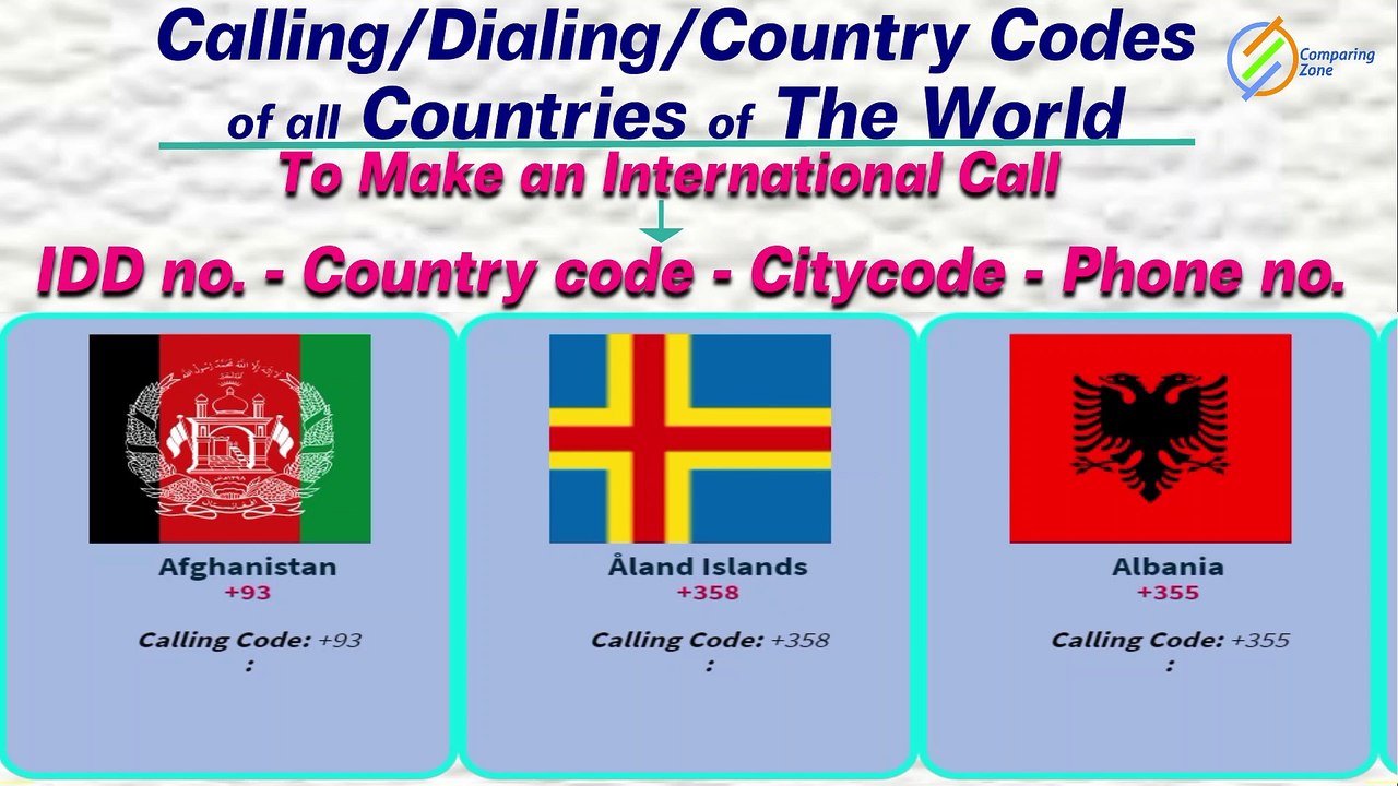 All country mobile code. How to find Country Codes, Phone Codes, Dialing Codes and Telephone Codes.