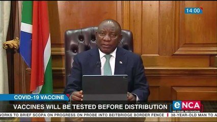vaccines will be tested before distribution