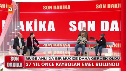 37 yıl sonra çocuğuna kavuşan anne Müge Anlı'nın ayaklarına kapandı!