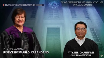 Justice Carandang: ‘Can terrorism be prevented without surveillance?’