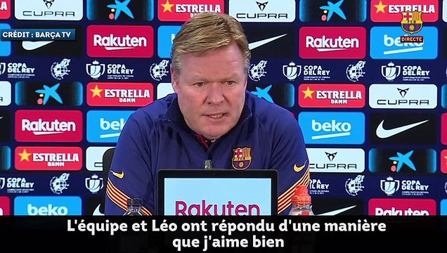 Barça : Ronald Koeman met les points sur les i après la polémique Lionel Messi