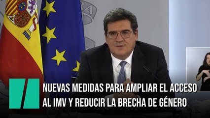 El Gobierno anuncia nuevas medidas para ampliar el acceso al IMV y reducir la brecha de género