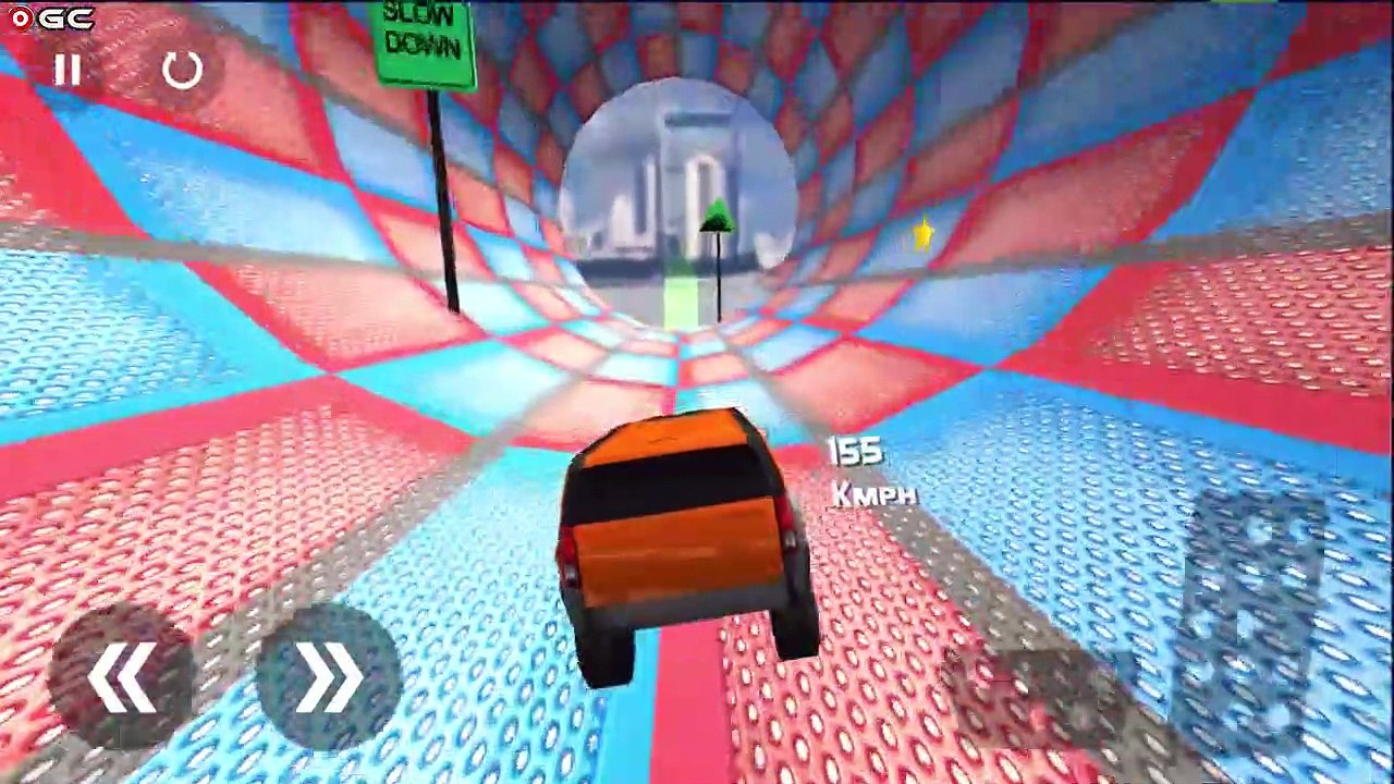 Police Mega Ramp Car Game Racing Car Stunts 3D - Impossible Gt Stunt Car Race - Android GamePlay #3