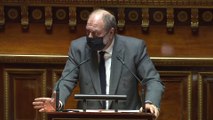 Eric Dupond-Moretti lors des débats sur la bioéthique au Sénat