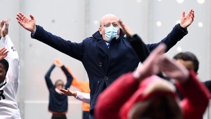 Sport et protocole sanitaire : Blanquer en visite dans une école