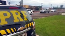 Veículos com pendências na documentação são apreendidos pela PRF no Trevo Cataratas