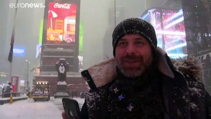 Big Apple hat Alpenflair: "I ❤ NY" im Schnee