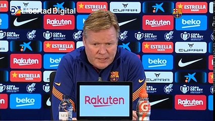 Koeman: "Un club como el Barcelona no puede estar sin presidente"