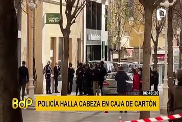 Francia: Policía halla cabeza de hombre en una caja de cartón