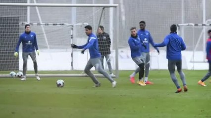 Primer entrenamiento de Khedira con el Hertha de Berlín