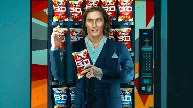 Doritos 3D Flat Matthew Super Bowl Commercial 2021 with Matthew McConaughey
