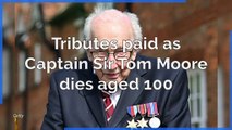 Captain Sir Tom Moore - Tributes paid as Captain Sir Tom Moore dies aged 100