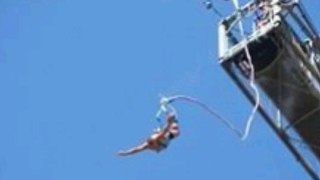 The rope cut into two pieces in Bungee jumping #shorts #1minvideo #rightlysaid #short_video
