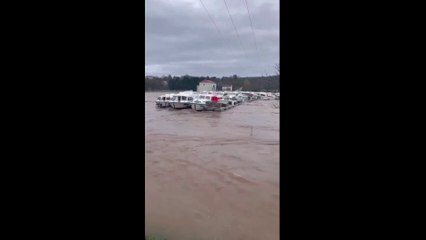 En Occitanie, 21 bateaux sont emportés par le courant lié à la crue du Lot