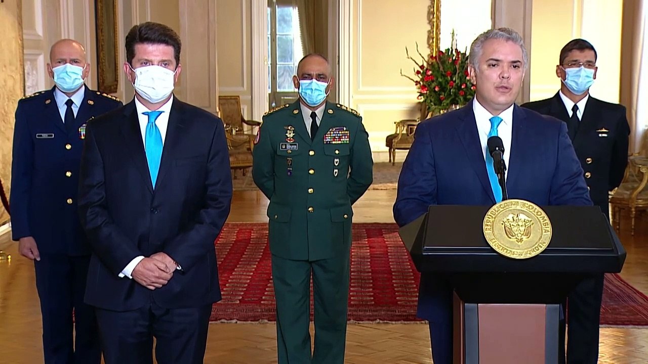 Colombia nombra nuevo ministro de Defensa tras muerte de antecesor por covid-19