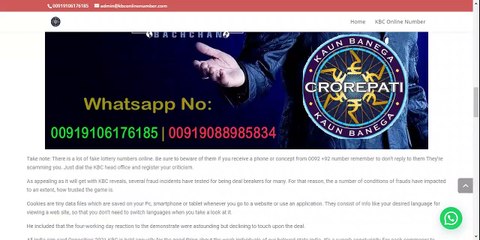 KBC Online Number & Helpline Details 📞