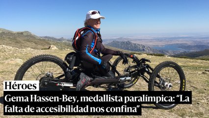 Gema Hassen-Bey, medallista paralímpica: “La falta de accesibilidad nos confina”