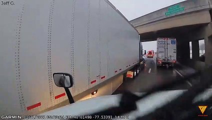 Truck Jacked Knifed and Hit Me From Behind.
